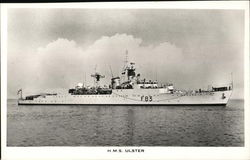 HMS Ulster Postcard