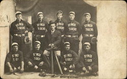 Symco Tigers Baseball Team Postcard