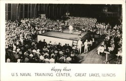 Happy Hour, U.S. Naval Training Center Great Lakes, IL Postcard Postcard Postcard