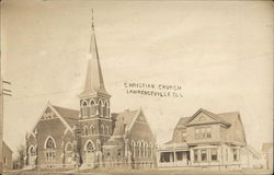 Christian Church Lawrenceville, IL Postcard Postcard Postcard