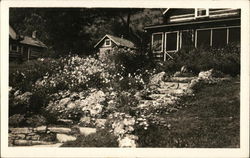 Flower Garden and Lounging Lodge, Valley of the Elves Mount Horeb, WI Postcard Postcard Postcard