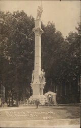 Soldier's Monument Mount Carroll, IL Postcard Postcard Postcard