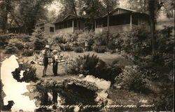 Garden, Fair Hills Resort Postcard