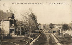 North on Washington St. Postcard