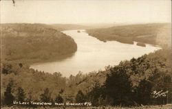 Up Lake Taneycomo from Highway #76 Postcard