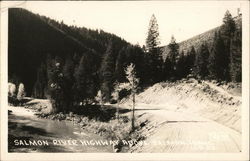 Salmon River Highway Idaho Postcard Postcard Postcard