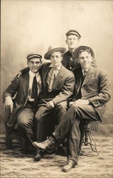 Portrait of Three Men in Suits Portrait of Three Men in Suits
