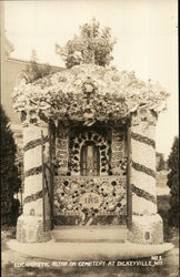 Eucharistic Altar on Cemetery Postcard