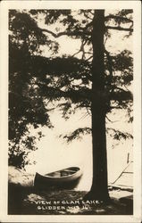 View of Clam Lake Glidden, WI Postcard Postcard Postcard