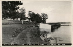 Fred Thomas' Cottageson Big Chetac Lake Postcard