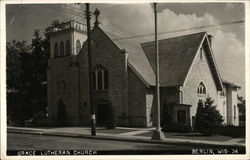 Grace Lutheran Church Berlin, WI Postcard Postcard Postcard