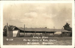 Andy's Place on the Shores of Lake Chetac Postcard