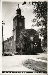 St. Michael's Church Berlin, WI Postcard Postcard Postcard