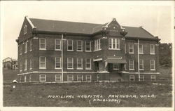 Municipal Hospital Pawhuska, OK Postcard