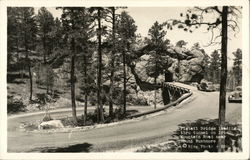 Pigtail Bridge Mount Rushmore, SD Postcard Postcard Postcard