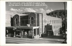 The Highland Hotel Lead, SD Postcard Postcard Postcard