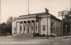 U.S. Post Office Brookings, SD Postcard Postcard Postcard