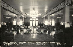 Alpine Hotel and Cottages - West Lobby Postcard