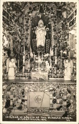 Interior of Grotto of the Blessed Virgin Postcard
