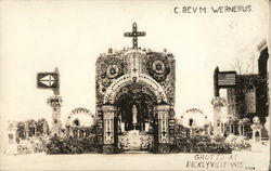 Grotto at Dickeyville, Wis. Postcard