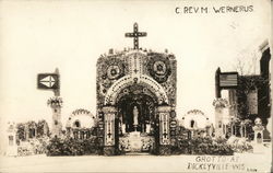 Grotto at Dickeyville, Wis. Postcard