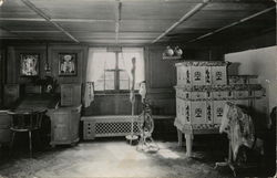 Workroom in Waelderhaus - Girl Scout House Postcard