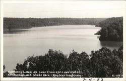 Kentucky Lake as seen from Ken Lake Hotel Postcard