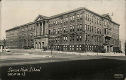 Senior High School Decatur, IL Postcard Postcard Postcard