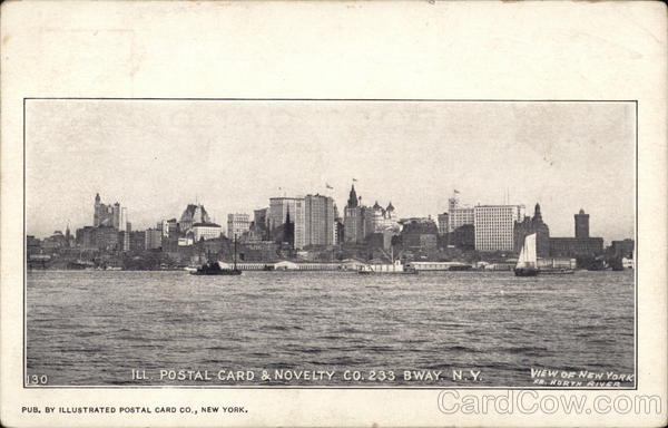 View of New York From North River New York City