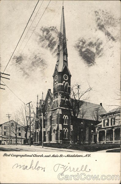 First Congregational Church, East Main Street Middletown New York