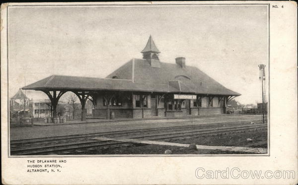 The Delaware and Hudson Station Altamont New York