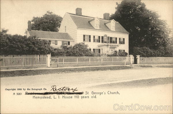 Rectory of St. George's Church Hempstead New York