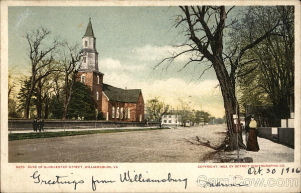 Duke of Gloucester Street Williamsburg Virginia