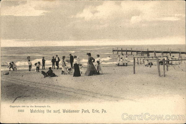 Watching the Surf, Waldameer Park Erie Pennsylvania