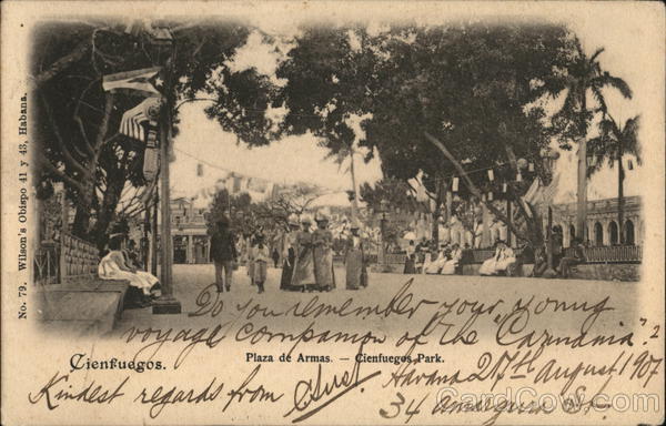 Plaza de Armas - Cienfueges Park Havana Cuba