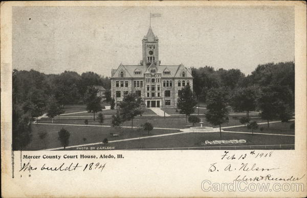 Mercer County Court House Aledo Illinois