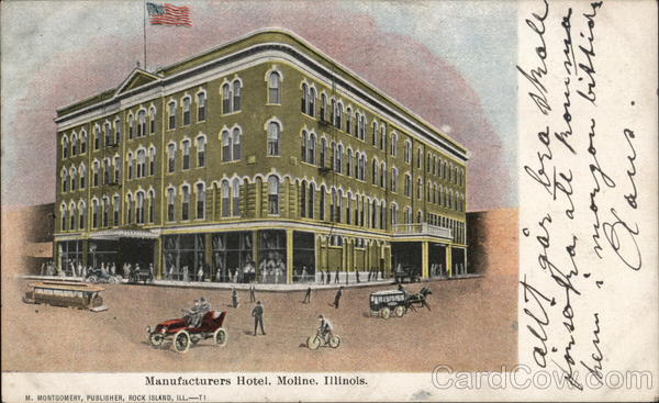 Manufacturers Hotel Moline Illinois