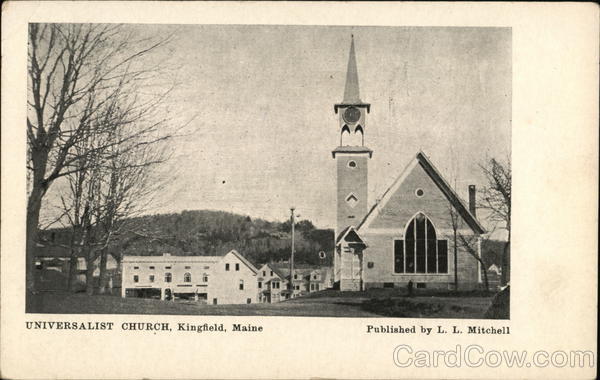 Universalist Church Kingfield Maine