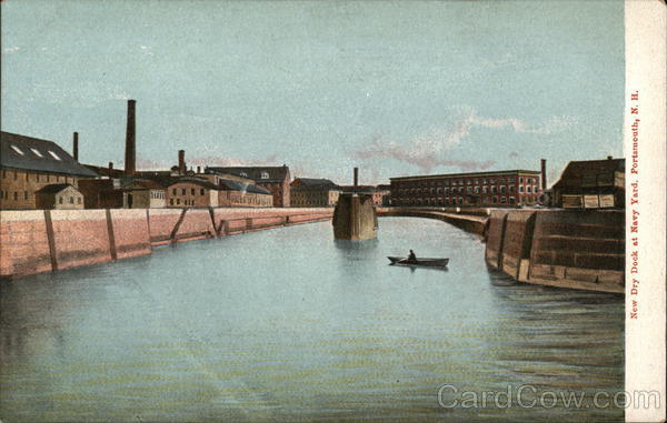 New Dry Dock at Navy Yard Portsmouth New Hampshire