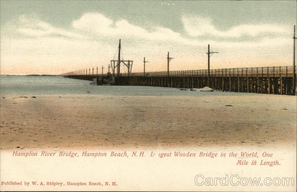 Hampton River Bridge Hampton Beach New Hampshire