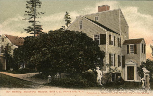 Gov. Belming, Wentowrth Mansion Portsmouth New Hampshire