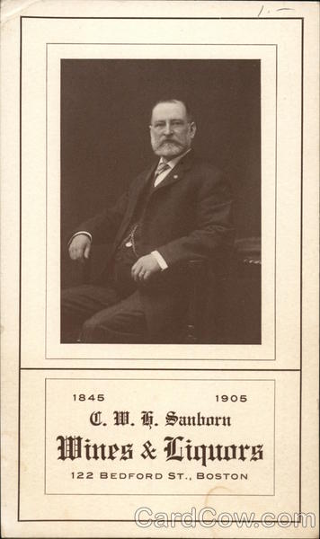 C.W.H. Sanborn Wines & Liquors Boston Massachusetts