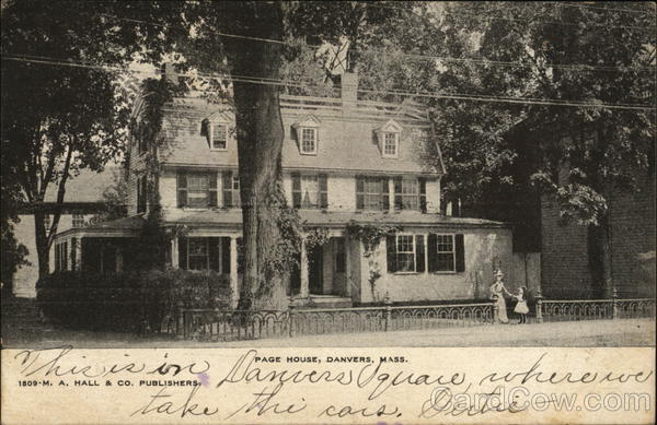 Page House Danvers Massachusetts