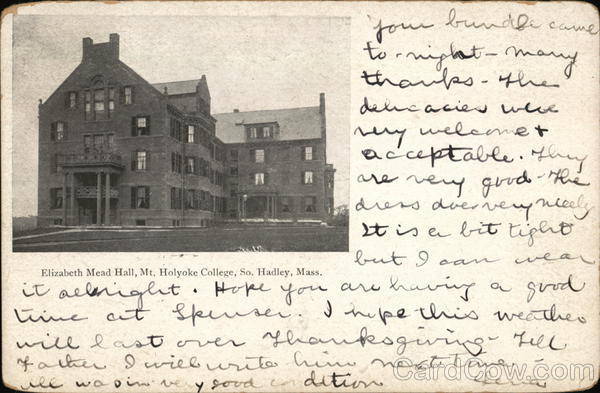 Elizabeth Mead Hall, Mt. Holyoke College South Hadley Massachusetts