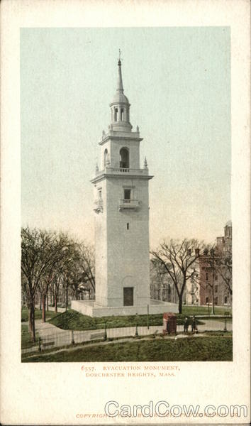 Evacuation Monument Dorchester Heights Massachusetts