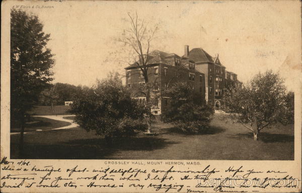 Crossley Hall Mount Hermon Massachusetts