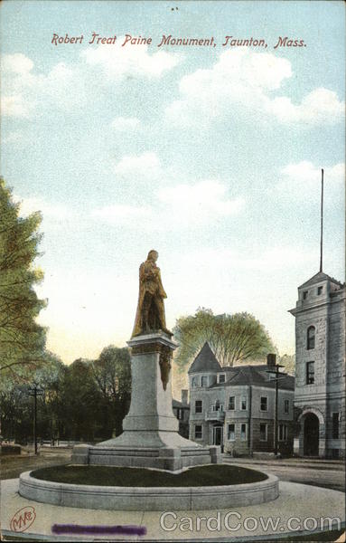 Robert Treat paine Monument Taunton Massachusetts