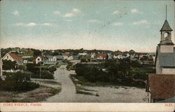View of Town Fort Pierce, FL Postcard Postcard Postcard