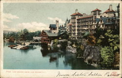 Lake Mononk House Postcard