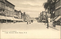 Genesee Street Auburn, NY Postcard Postcard Postcard